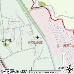 鳥取県西伯郡伯耆町押口38周辺の地図