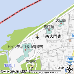 愛知県犬山市犬山（西畑）周辺の地図