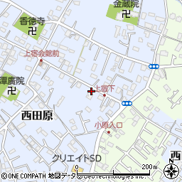 神奈川県秦野市西田原260周辺の地図