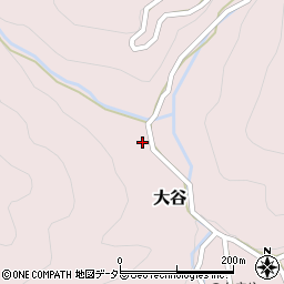 兵庫県養父市大谷447周辺の地図