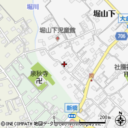 神奈川県秦野市堀山下661周辺の地図