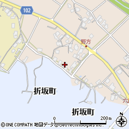 島根県安来市野方町254周辺の地図