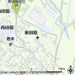 神奈川県秦野市東田原周辺の地図