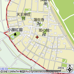 国土交通省平野井川排水機場周辺の地図