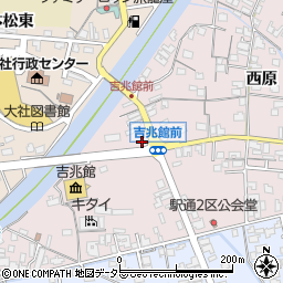 島根県出雲市大社町修理免駅通周辺の地図