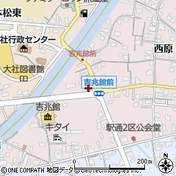 島根県出雲市大社町修理免（駅通）周辺の地図