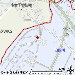 岐阜県多治見市大薮町67-86周辺の地図