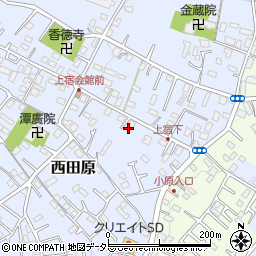 神奈川県秦野市西田原267周辺の地図
