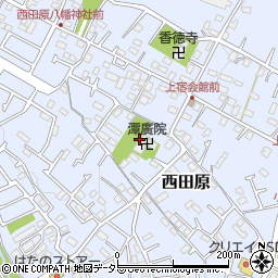 神奈川県秦野市西田原96周辺の地図