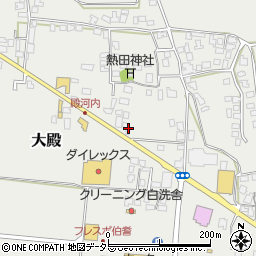 鳥取県西伯郡伯耆町大殿578-5周辺の地図