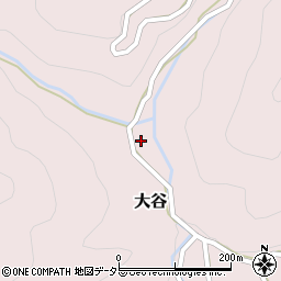 兵庫県養父市大谷334周辺の地図