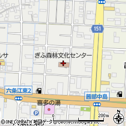 岐阜県森林組合連合会　森林再生プラン推進室周辺の地図