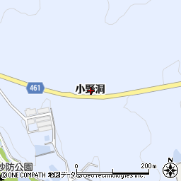 愛知県犬山市善師野小野洞周辺の地図