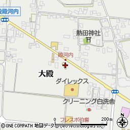 鳥取県西伯郡伯耆町大殿583-1周辺の地図