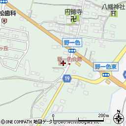 滋賀県米原市野一色483周辺の地図