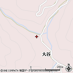 兵庫県養父市大谷442周辺の地図