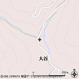 兵庫県養父市大谷333周辺の地図