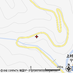 長野県飯田市上村637周辺の地図