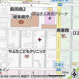 岐阜県岐阜市薮田南3丁目4周辺の地図