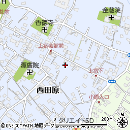 神奈川県秦野市西田原271周辺の地図