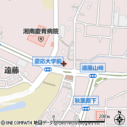 セブンイレブン藤沢慶応大学前店周辺の地図