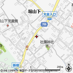神奈川県秦野市堀山下687周辺の地図