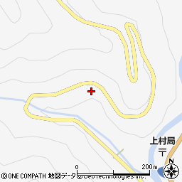 長野県飯田市上村569周辺の地図