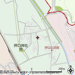 鳥取県西伯郡伯耆町押口46周辺の地図