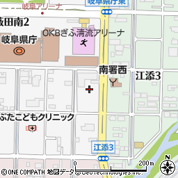 韓丼 岐阜県庁前店周辺の地図