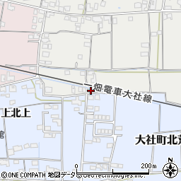 島根県出雲市大社町菱根439周辺の地図