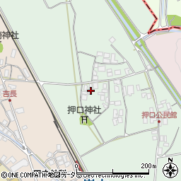 鳥取県西伯郡伯耆町押口112周辺の地図