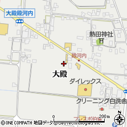 鳥取県西伯郡伯耆町大殿622-2周辺の地図