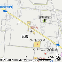鳥取県西伯郡伯耆町大殿617周辺の地図