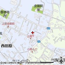 神奈川県秦野市西田原288周辺の地図