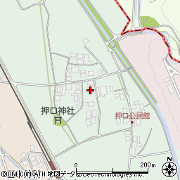 鳥取県西伯郡伯耆町押口110周辺の地図