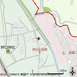 鳥取県西伯郡伯耆町押口35周辺の地図