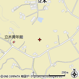 千葉県茂原市立木周辺の地図