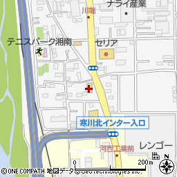 ワークマン寒川店周辺の地図