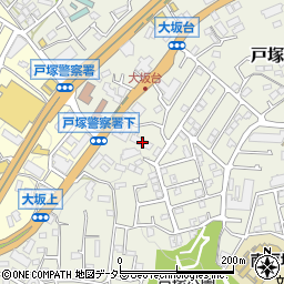 神奈川県横浜市戸塚区戸塚町3122-70周辺の地図