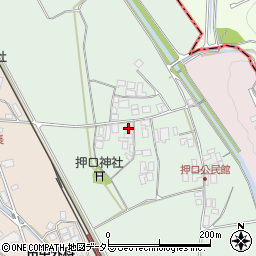 鳥取県西伯郡伯耆町押口111周辺の地図