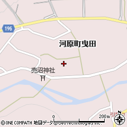 鳥取県鳥取市河原町曳田161周辺の地図