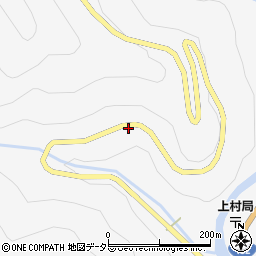 長野県飯田市上村637-4周辺の地図