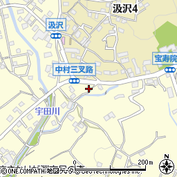 神奈川県横浜市戸塚区汲沢町737-25周辺の地図
