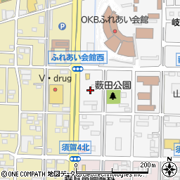 岐阜県岐阜市薮田南5丁目13周辺の地図