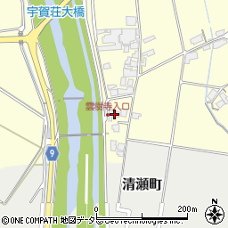 島根県安来市清井町631周辺の地図