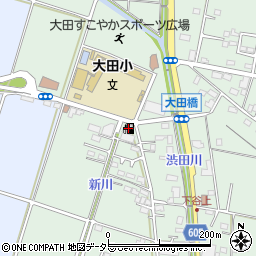 ＪＡセルフ大田ＳＳ周辺の地図
