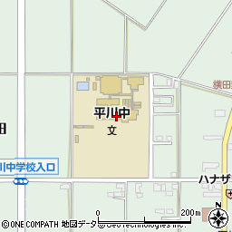 袖ヶ浦市立平川中学校周辺の地図