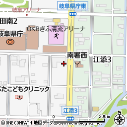 株式会社安江工務店　岐阜県庁前店周辺の地図