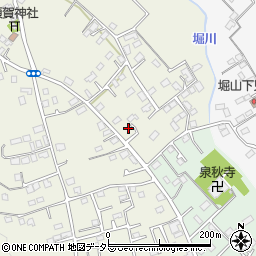 神奈川県秦野市堀西1176-8周辺の地図