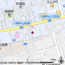 福岡産業株式会社　長浜第２工場周辺の地図